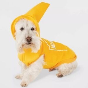 NWT Hyde & Eek Boutique Dog Mustard Hoodie Costume Yellow Small S New Halloween